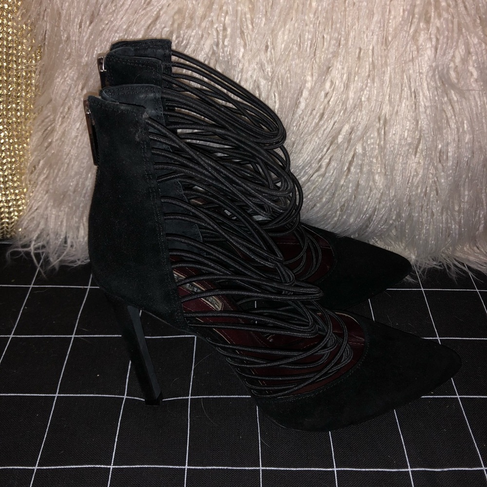 Black Strappy Heels